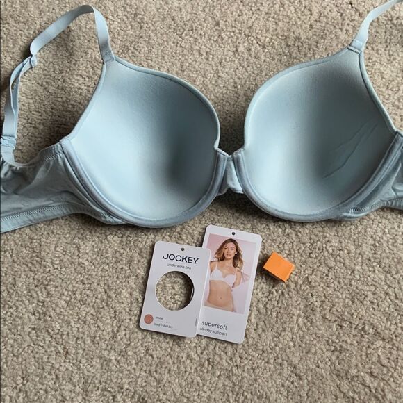 Jockey Smooth & Sleek Bra Supersoft Underwire T-Shirt Bra 32DD Convertible Strap - Picture 5 of 9